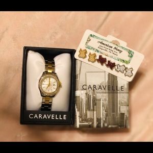 Carvelle Silver & Gold Watch